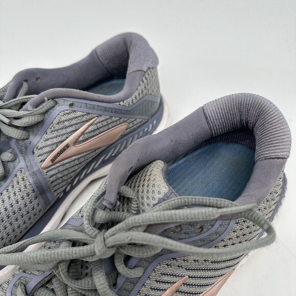 Brooks Adrenaline GTS 20 Shoes Womens Size 9 Gray Pink Running Sneakers - Picture 4 of 15
